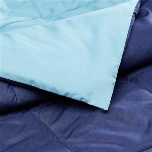 Basics Reversible Lightweight Microfiber Comforter Blanket - Picture 3 of 7
